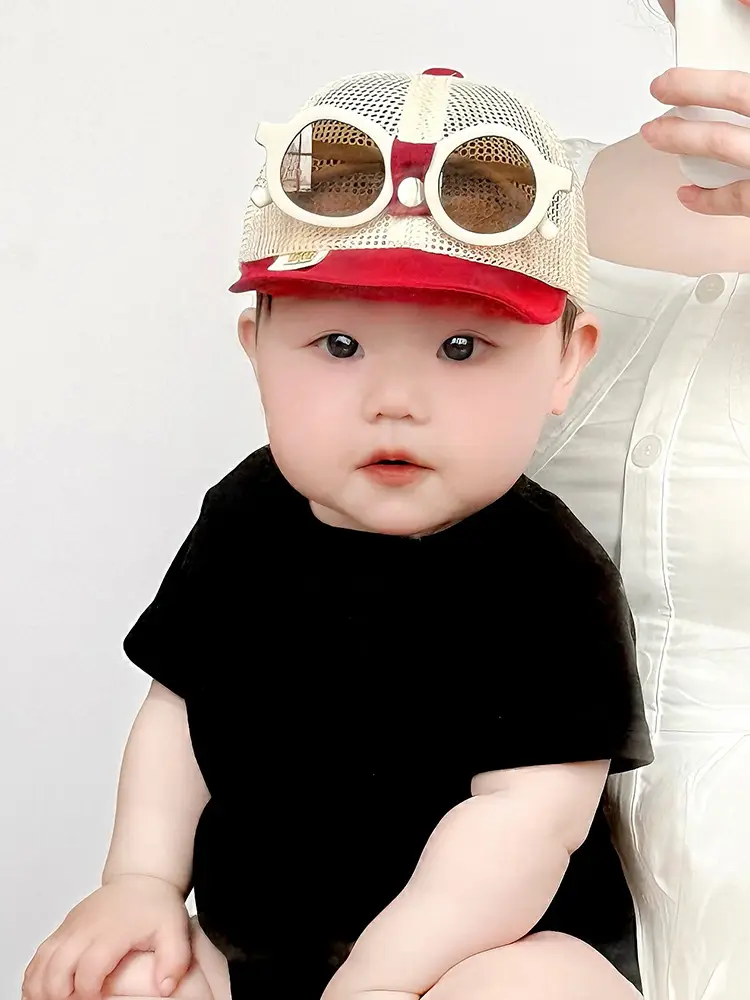 Baby Duckbill Sunglasses Cap for Small Babies Summer Wear — feature 9