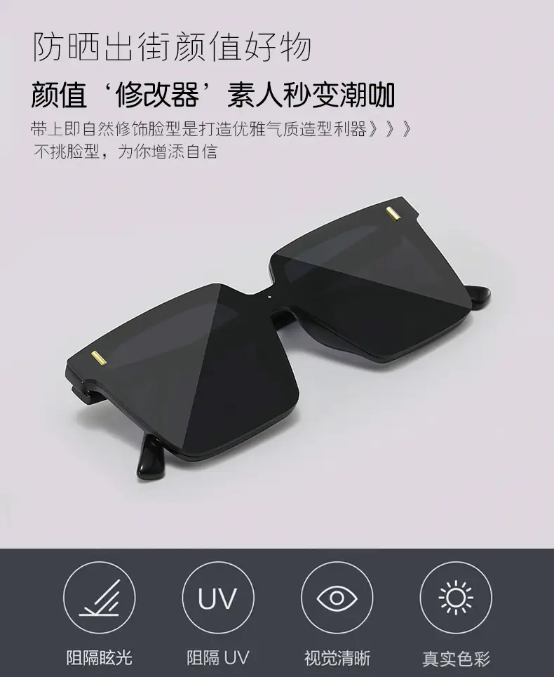 2025 Large Frame Sunglasses Fashion Wholesale Men's Polarized — feature 7