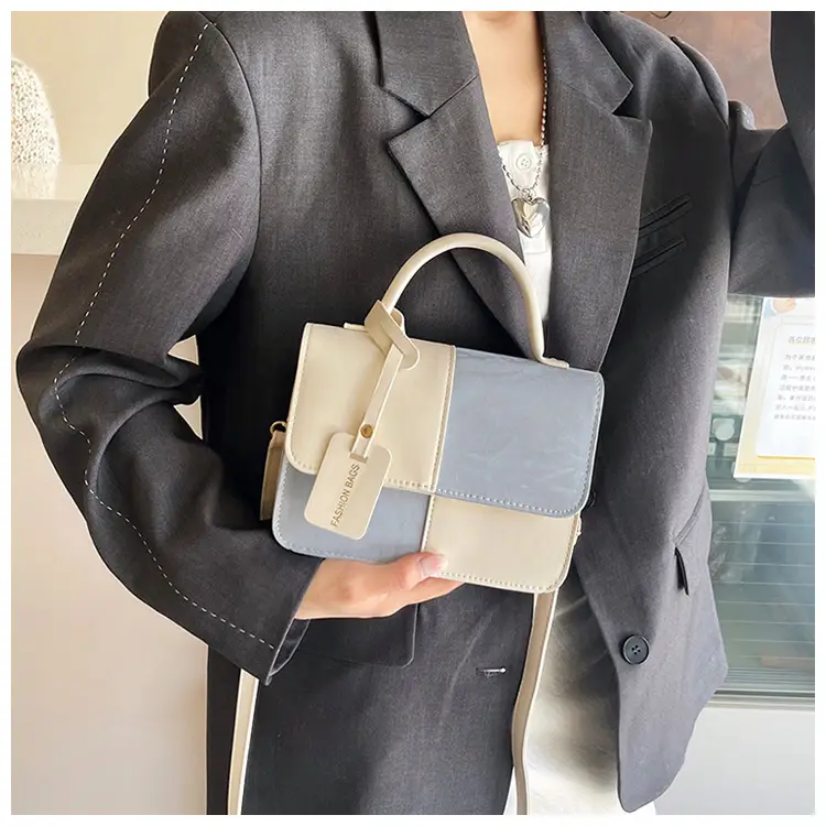 Women's Pink White Square Shoulder Crossbody Bag — feature 18