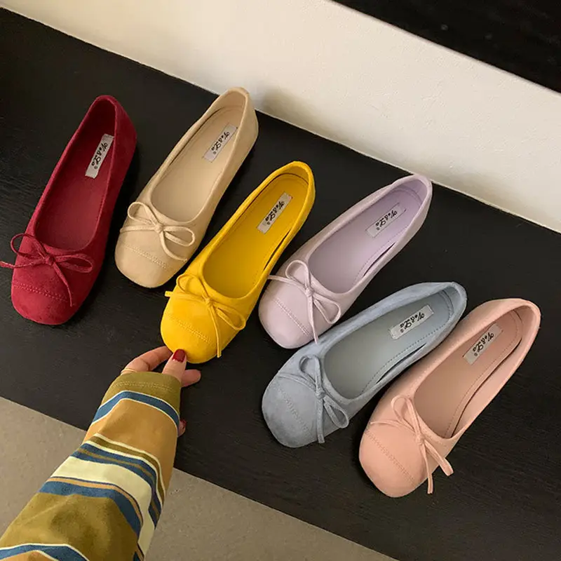 Vintage Butterfly Mary Jane Shoes for Women Spring Dress Slip-on Ballet - Image 6