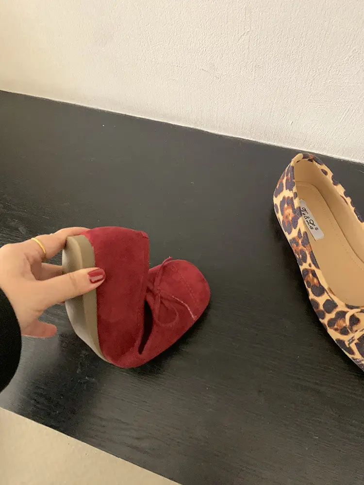 Vintage Butterfly Mary Jane Shoes for Women Spring Dress Slip-on Ballet — feature 14