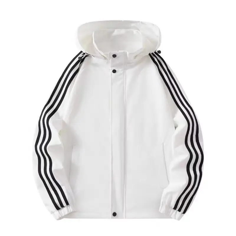 025 Unisex Outdoor Jacket with Detachable Hood, Casual, Fashionable, Versatile Couple's Jacket for Men