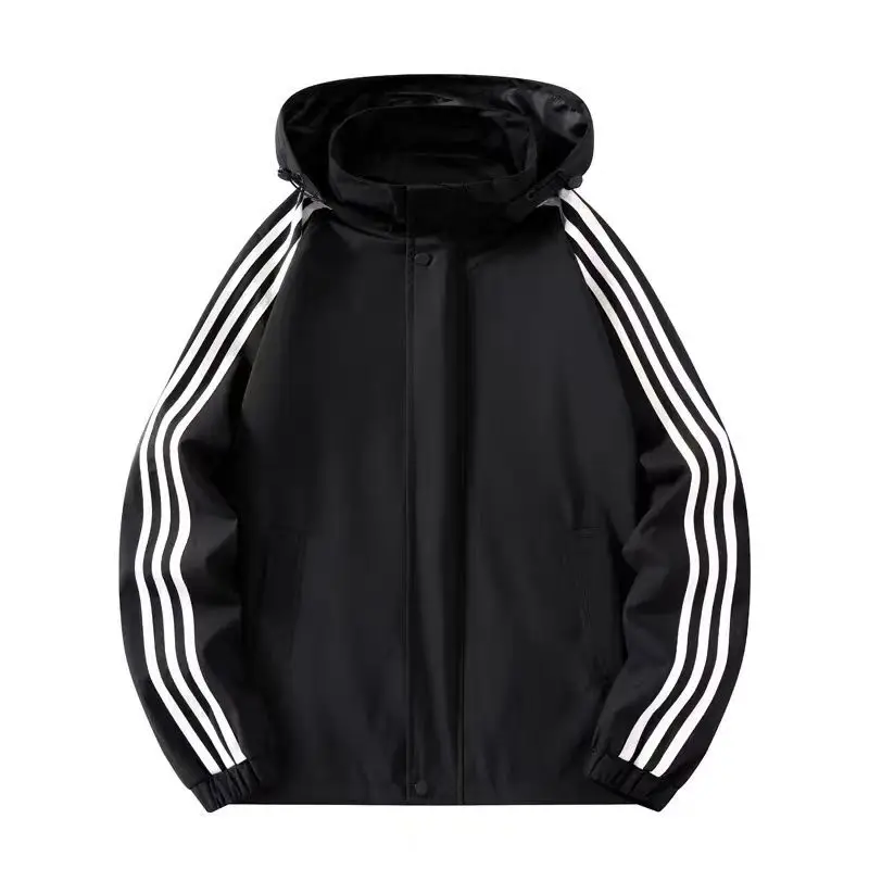 025 Unisex Outdoor Jacket with Detachable Hood, Casual, Fashionable, Versatile Couple's Jacket for Men