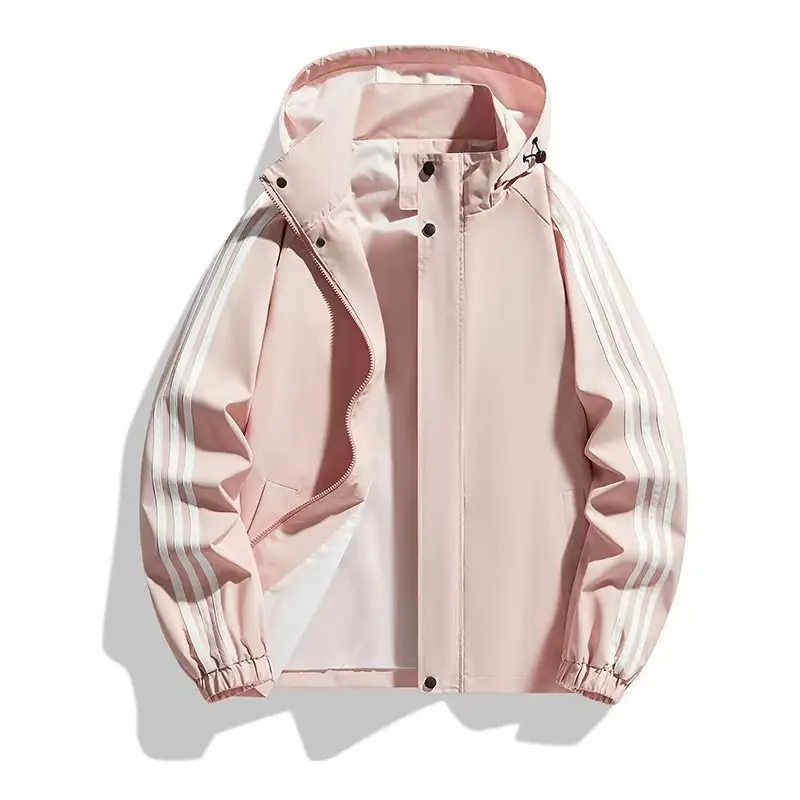 025 Unisex Outdoor Jacket with Detachable Hood, Casual, Fashionable, Versatile Couple's Jacket for Men
