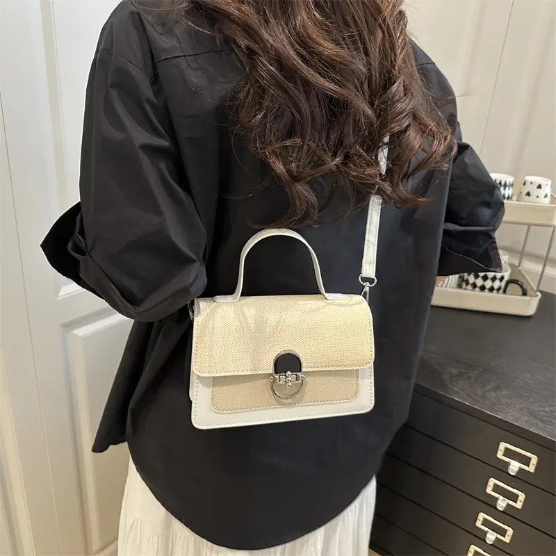 Pink Women's Lock Shoulder Crossbody Bag 2025 - Image 8