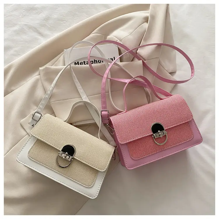 Pink Women's Lock Shoulder Crossbody Bag 2025 — feature 29