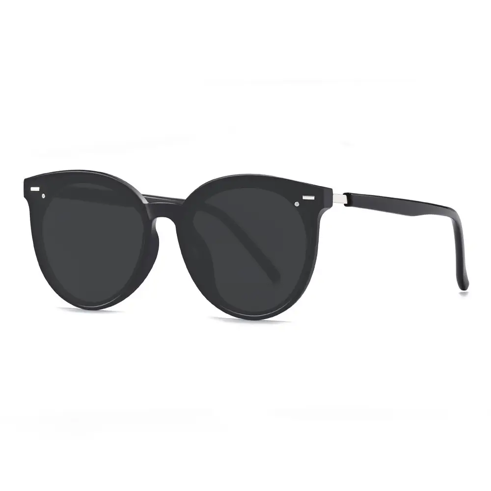 Black Nylon Anti-UV Sunglasses for Men - Image 3