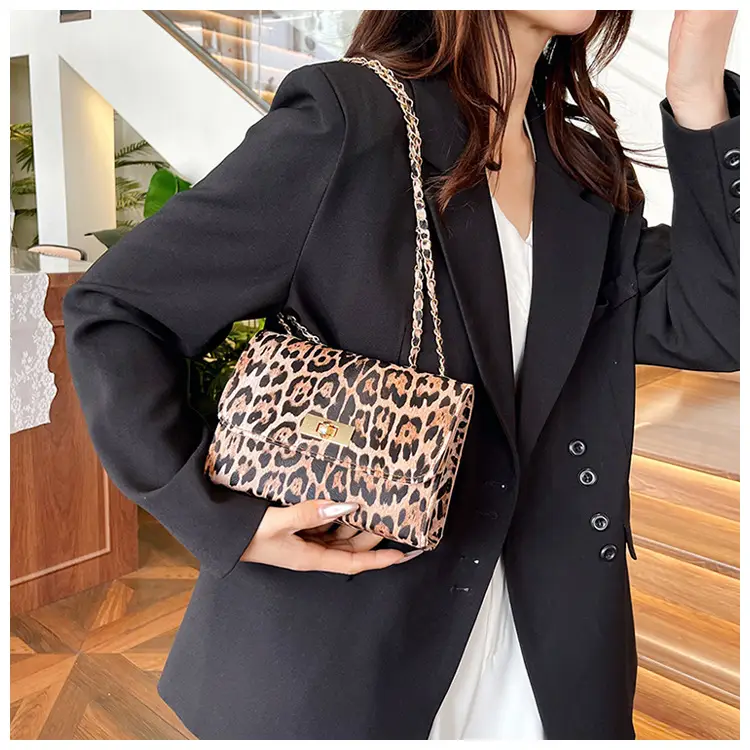Stylish Leopard Print Shoulder Bag 2025 New — feature 8