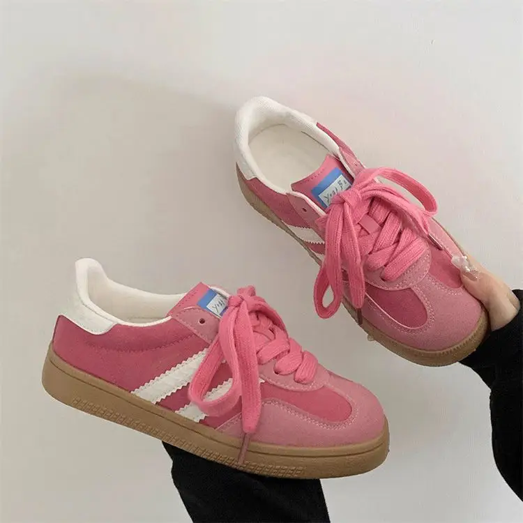 Retro German Training Shoes Women White Lace-Up 2025 — feature 10