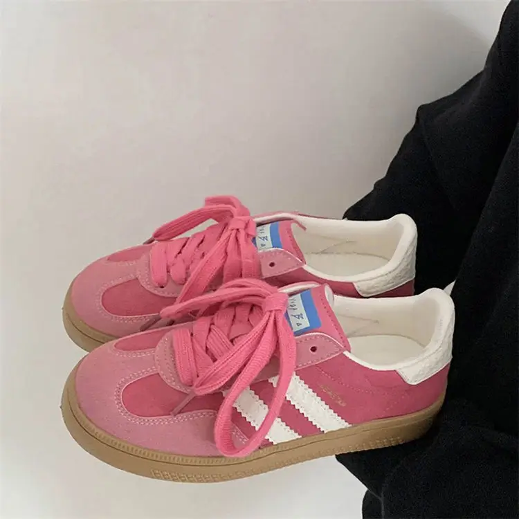 Retro German Training Shoes Women White Lace-Up 2025 — feature 8