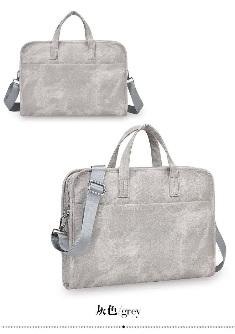 14inch Computer Shoulder Bag Blue Satchel Large Capacity — feature 30