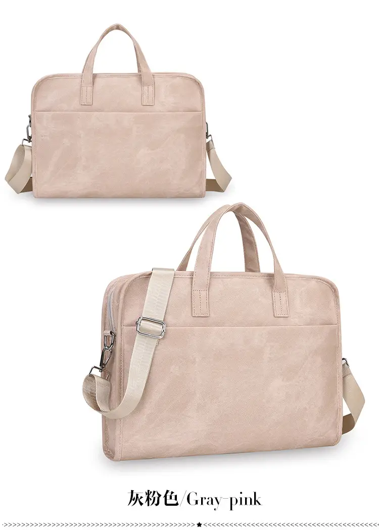 14inch Computer Shoulder Bag Blue Satchel Large Capacity — feature 31