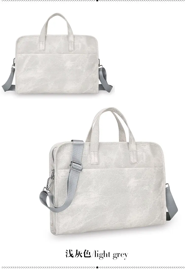 14inch Computer Shoulder Bag Blue Satchel Large Capacity — feature 33