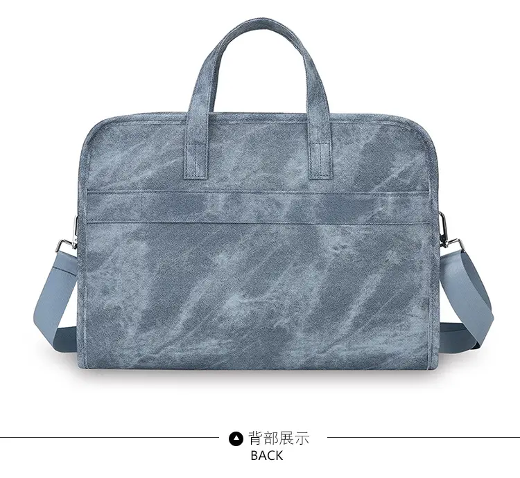 14inch Computer Shoulder Bag Blue Satchel Large Capacity — feature 37