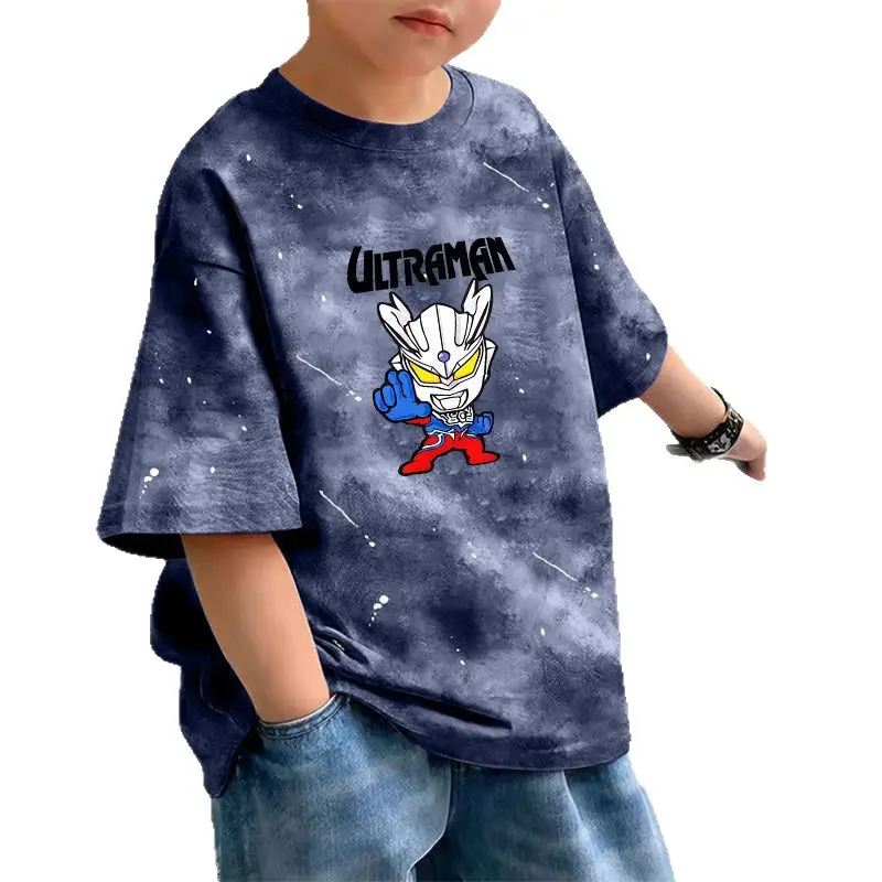 100% Cotton Ultraman Boys T-Shirt Medium Large - Image 25