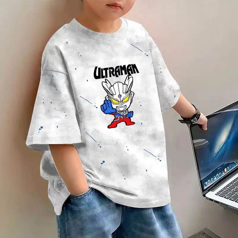100% Cotton Ultraman Boys T-Shirt Medium Large - Image 21