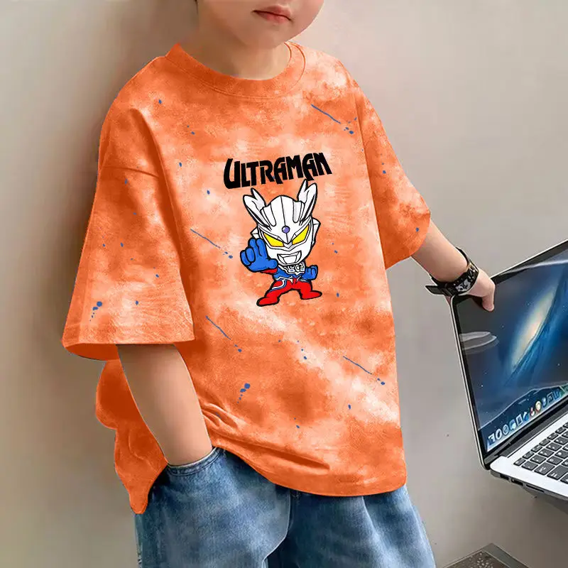 100% Cotton Ultraman Boys T-Shirt Medium Large - Image 23