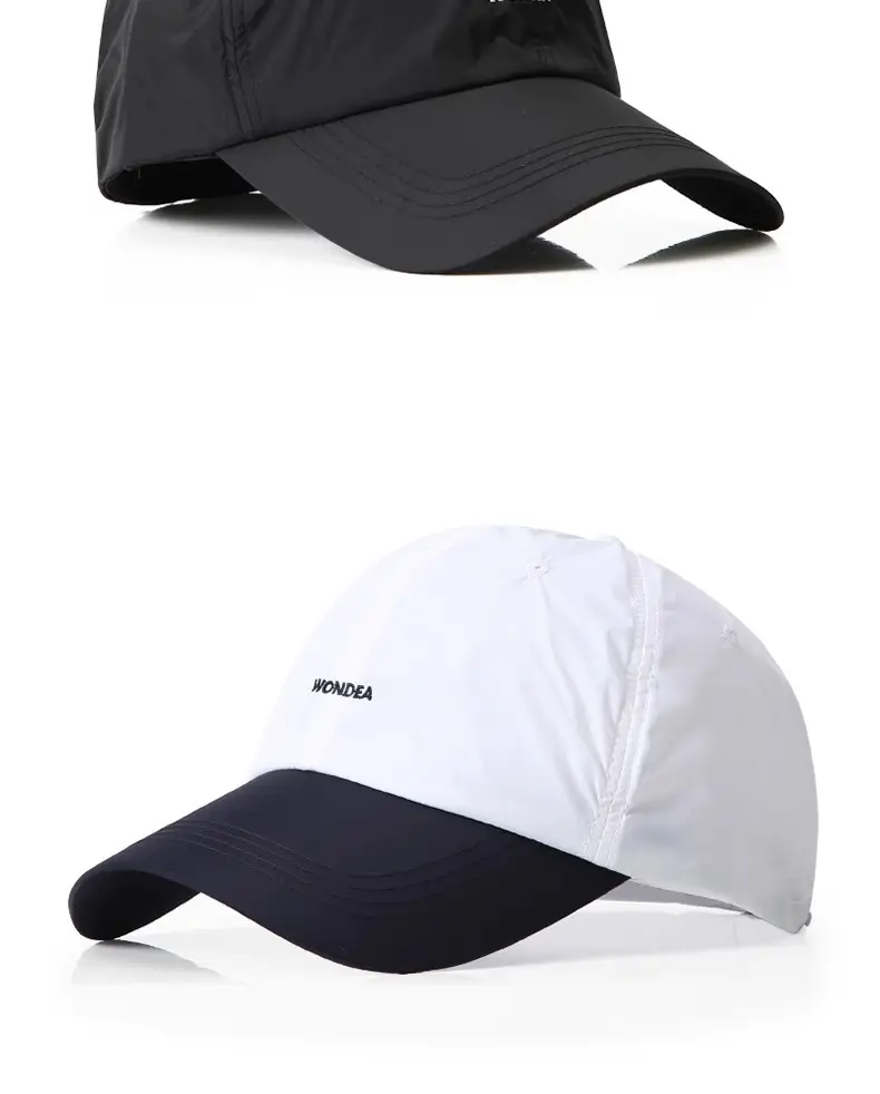 Men's White Navy Cap Sports Baseball Visor — feature 13