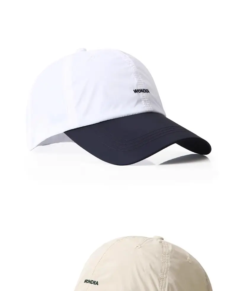 Men's White Navy Cap Sports Baseball Visor — feature 14