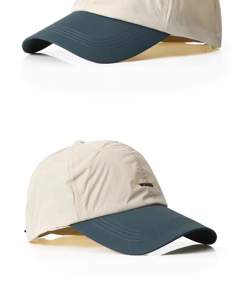 Men's White Navy Cap Sports Baseball Visor — feature 15