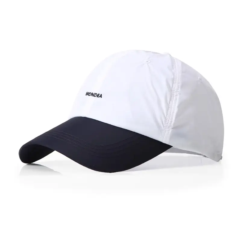Men's White Navy Cap Sports Baseball Visor - Image 5
