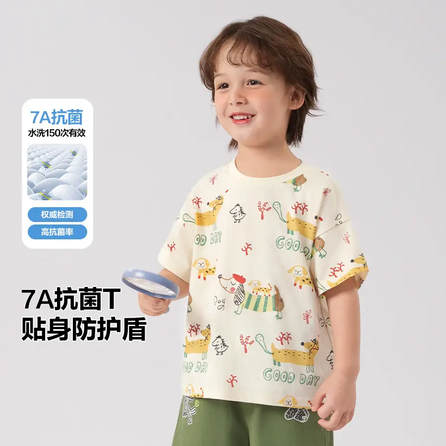 Boys Summer T-Shirt Shorts Set Right Euro Kids Green - Image 6
