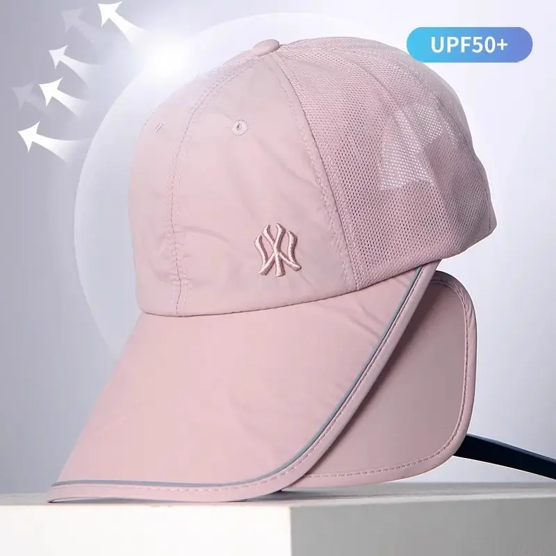 Lightweight UV50+ Baseball Cap for Men Women Black - Image 5