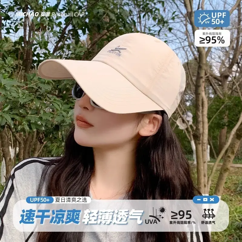 Women's White Sunscreen Hat with UVP50+ & 95% UVA Protection - Image 7