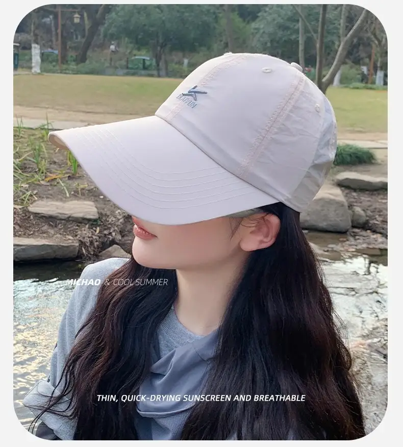 Women's White Sunscreen Hat with UVP50+ & 95% UVA Protection — feature 31