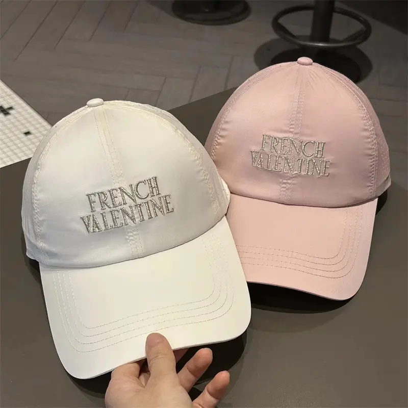 Men French Valentine Mesh Baseball Cap Blue — feature 3