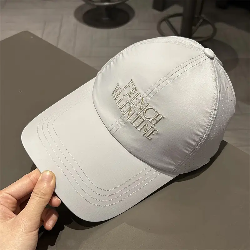 Men French Valentine Mesh Baseball Cap Blue