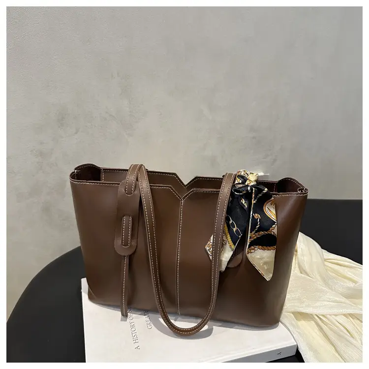Women Korean Style Large Tote Bag Black 2025