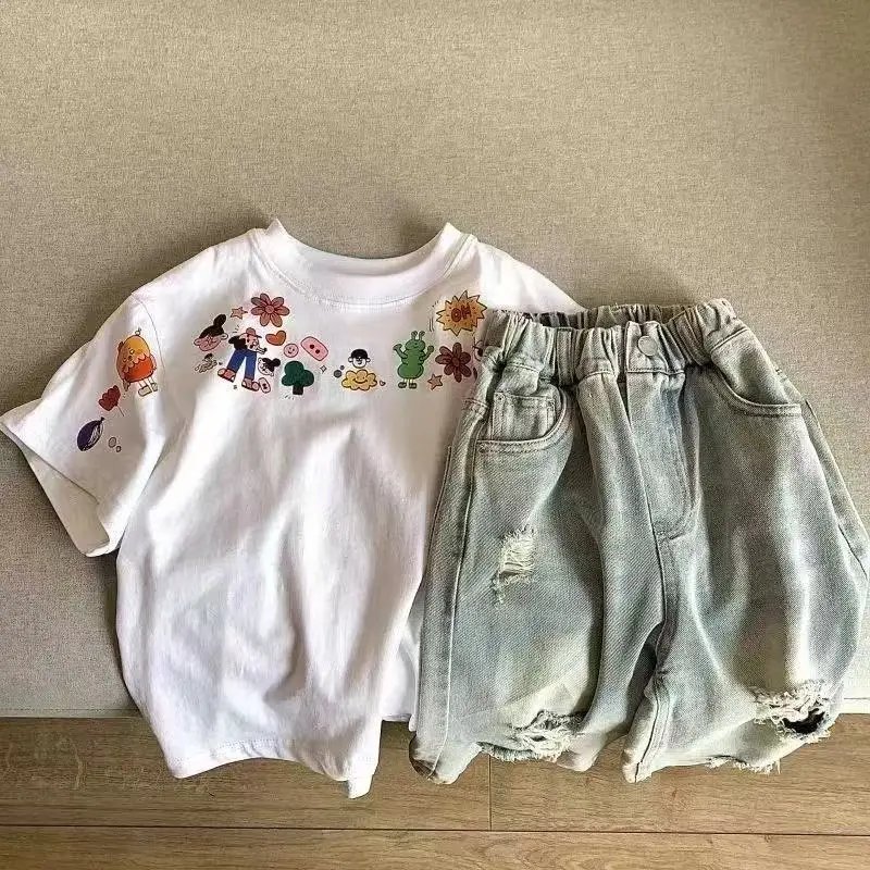 2025 Kids Cotton Cartoon T-Shirt Short Sleeve — feature 4
