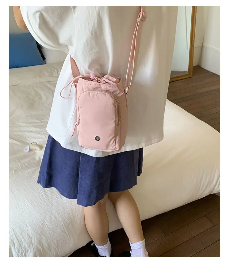 Nylon Shoulder Bag for Women, Water Bottle & Mobile Carry — feature 16