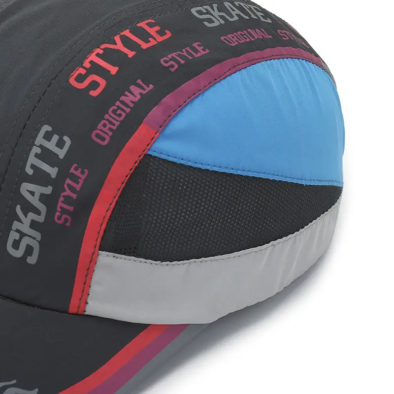 Men Satire Competition Sports Cap Blue Pink - Image 9