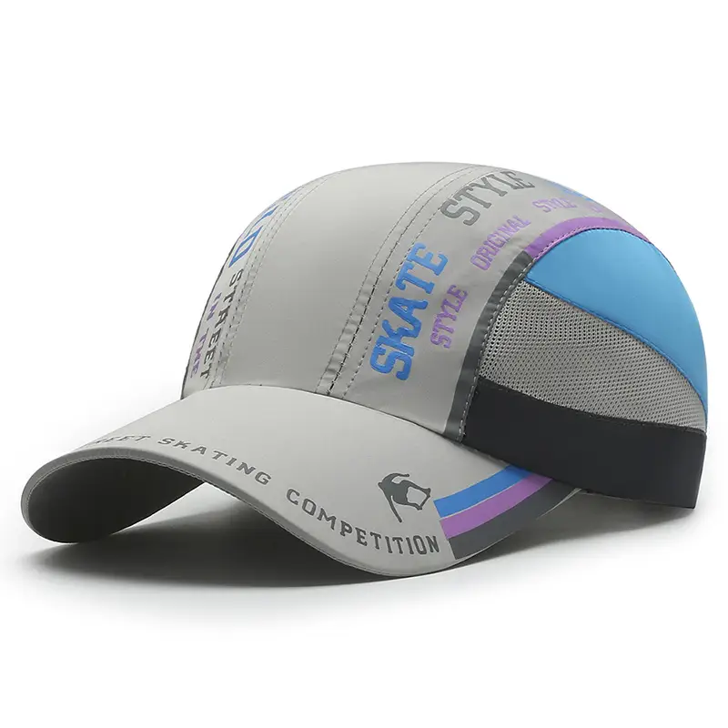 Men Satire Competition Sports Cap Blue Pink - Image 3