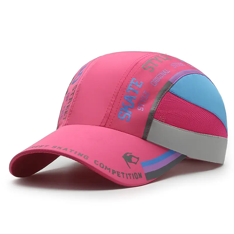Men Satire Competition Sports Cap Blue Pink - Image 6