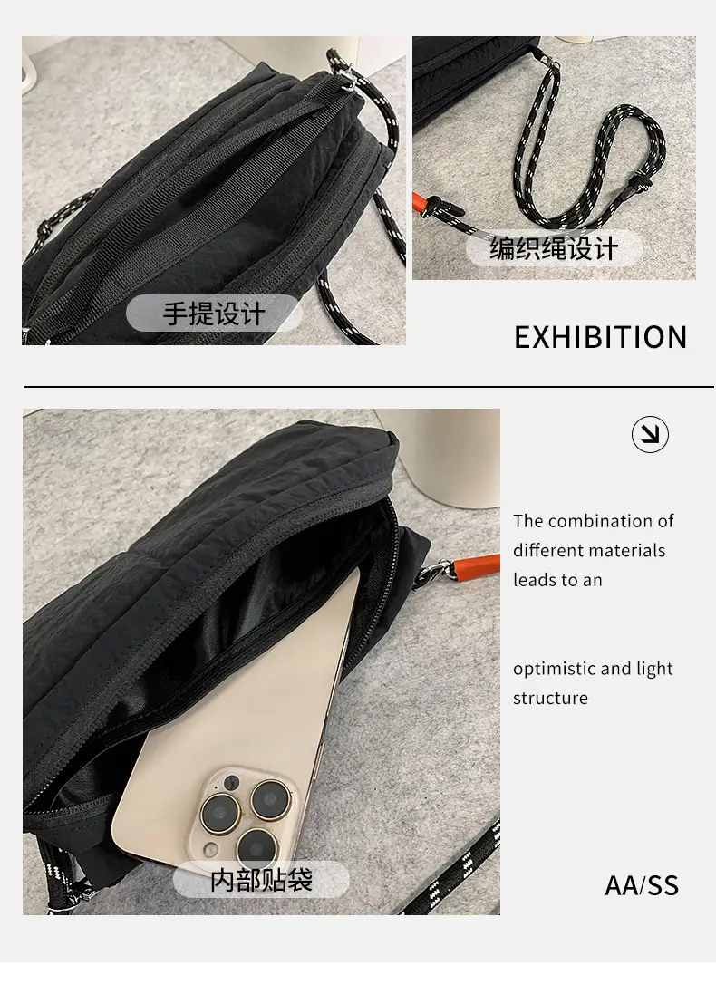 Lightweight Cross-border Couple Shoulder Bag 2025 New — feature 28