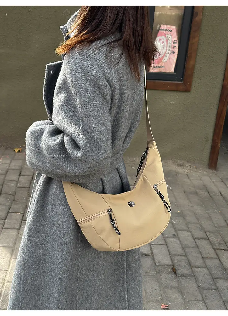 Korean Style Green Crossbody Bag Large Capacity 2025 — feature 22