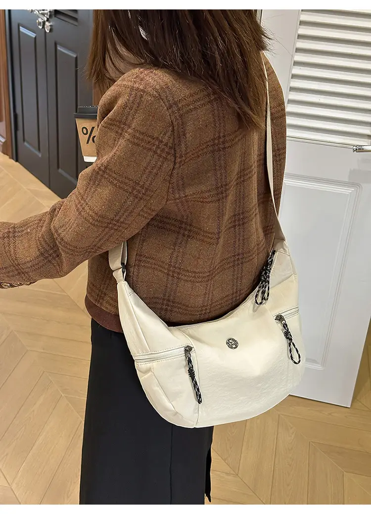 Korean Style Green Crossbody Bag Large Capacity 2025 — feature 23