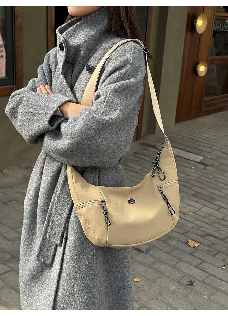 Korean Style Green Crossbody Bag Large Capacity 2025 — feature 25