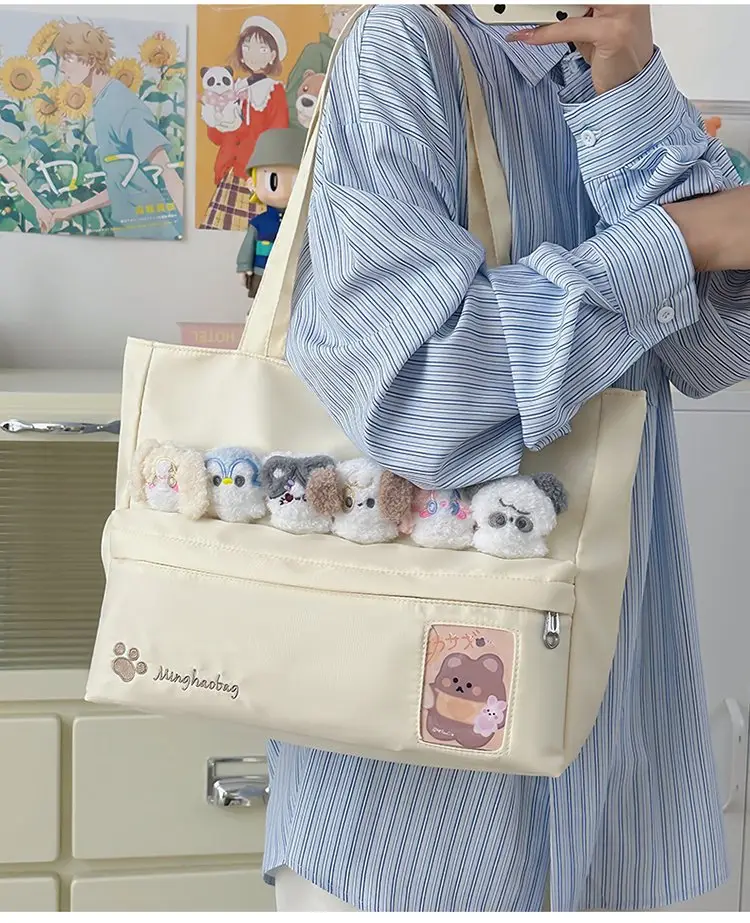 Cute Cartoon Doll Shoulder Bag for Girls Primary School — feature 16