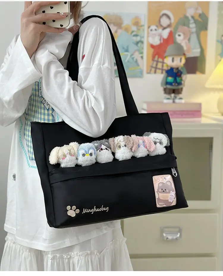 Cute Cartoon Doll Shoulder Bag for Girls Primary School — feature 20