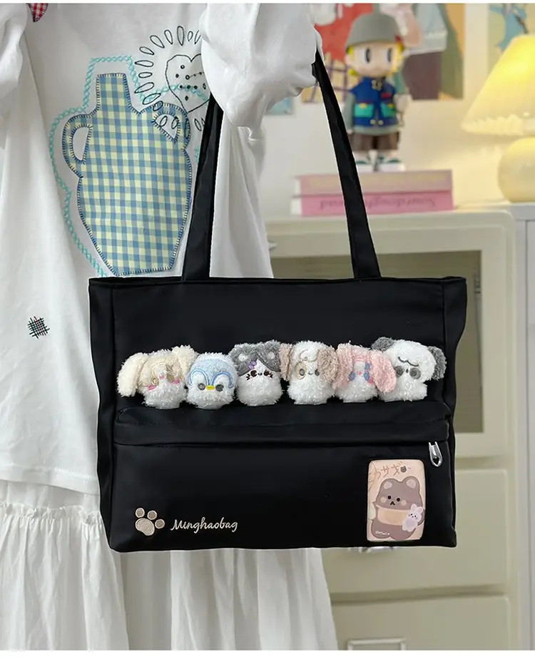 Cute Cartoon Doll Shoulder Bag for Girls Primary School — feature 21