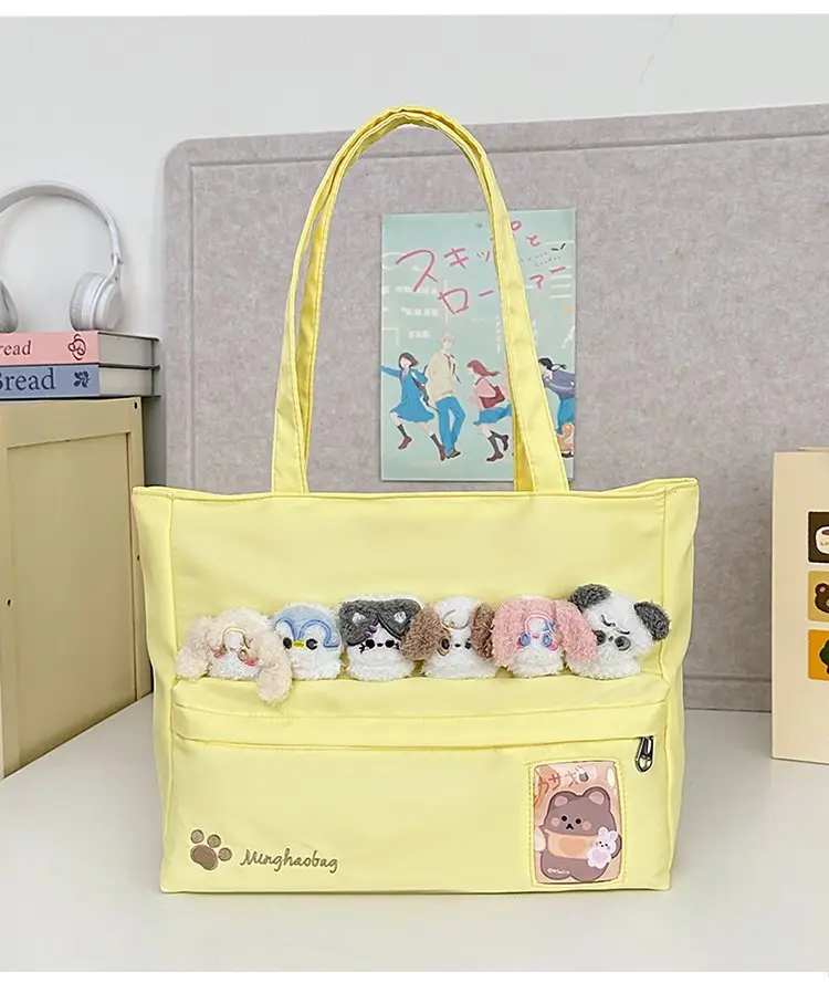 Cute Cartoon Doll Shoulder Bag for Girls Primary School — feature 31