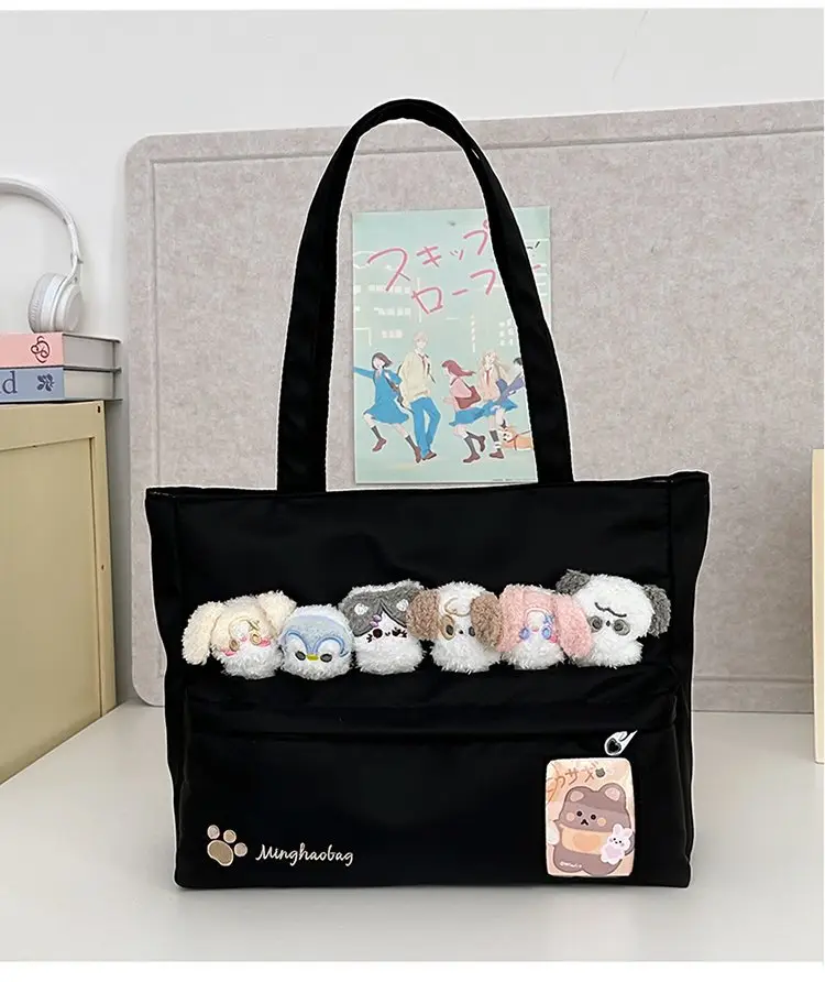 Cute Cartoon Doll Shoulder Bag for Girls Primary School — feature 33