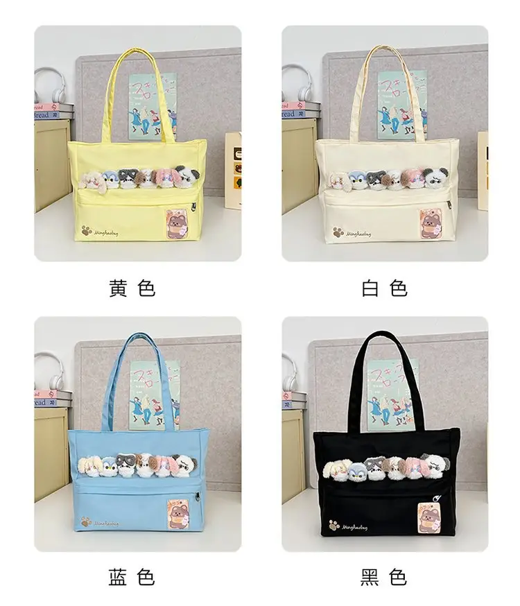 Cute Cartoon Doll Shoulder Bag for Girls Primary School — feature 4