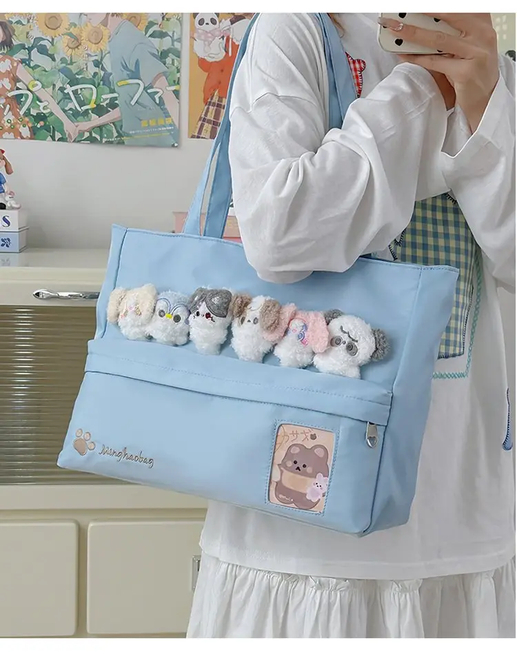 Cute Cartoon Doll Shoulder Bag for Girls Primary School — feature 6