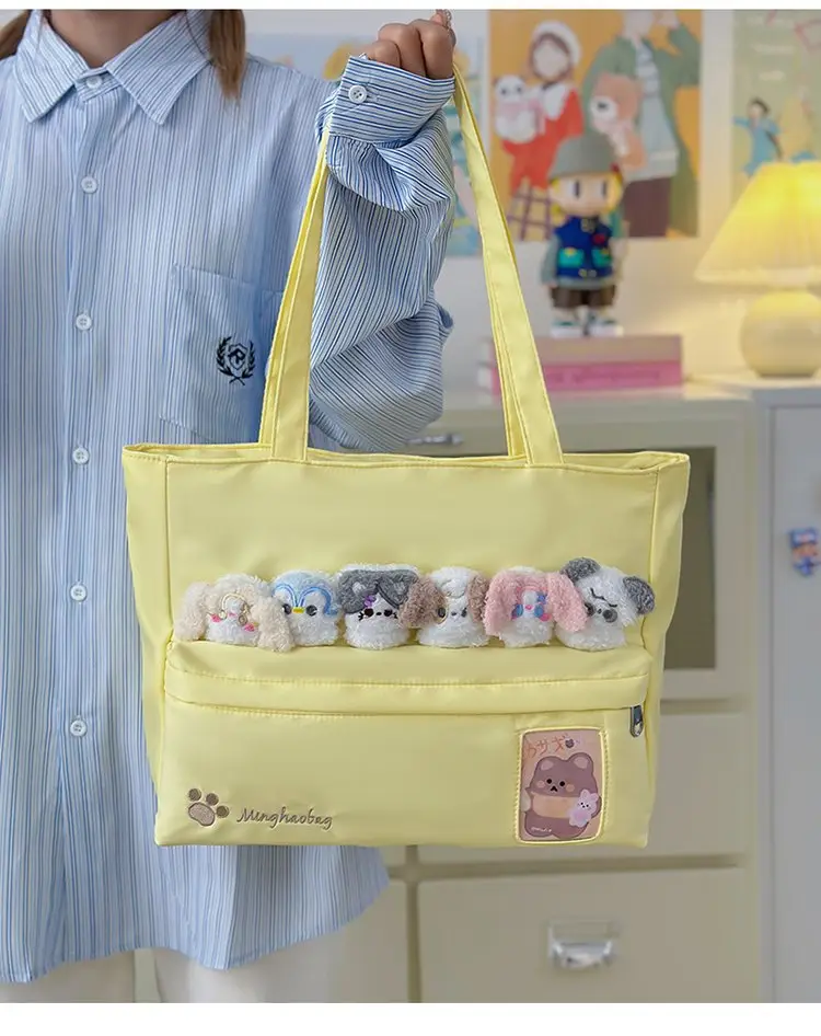 Cute Cartoon Doll Shoulder Bag for Girls Primary School — feature 8