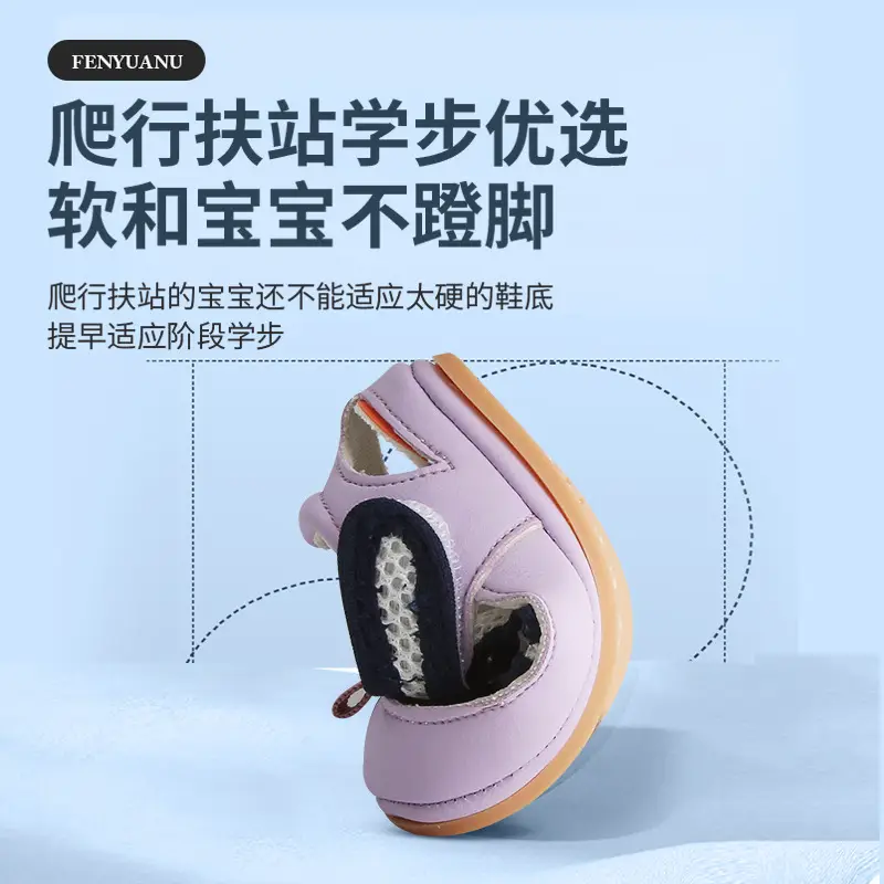 Summer New Mesh Shoes for Infants and Toddlers, 6-12 Months, One Year Old, Male and Female Baby Soft-Soled Sandals, Baby Shoes